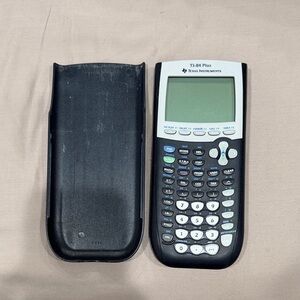 Texas Instruments TI-84 Plus Graphing Calculator - Black and White